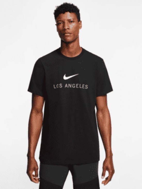 Nike Other - Nike Black "Los Angeles" Dri-FIT Short Sleeve Tee